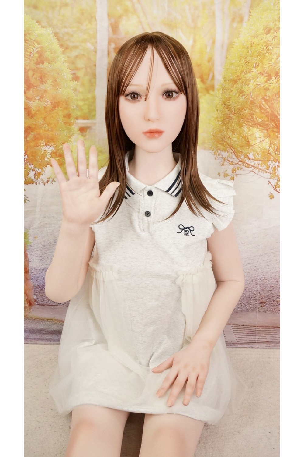 【中古】【初心者応援パック 中古超美品】WAXDOLL #GE17Z-1軟性シリコンヘッド 147cm Aカップ お尻、膣の柔らか仕上げ リアルメイク付き 軽量化ボディ【フルシリコン製】【オプション多数】