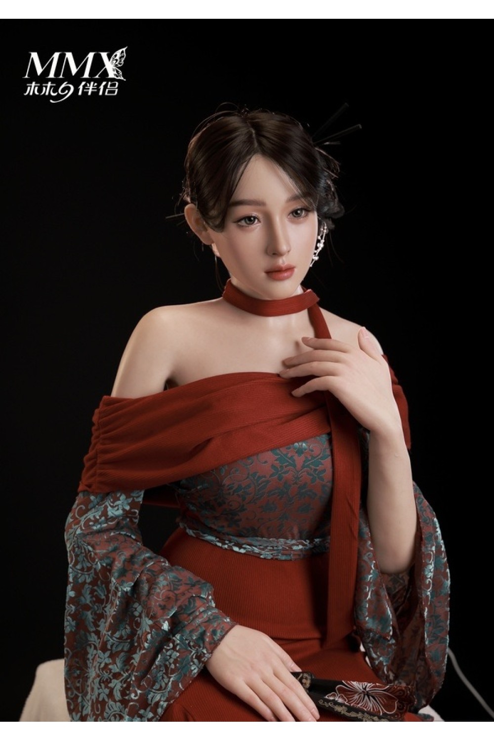 【新品】MMXDOLL 163cm Dカップ 夢琪（Mengqi）ヘッド フルシリコン製ラブドール MM 0027