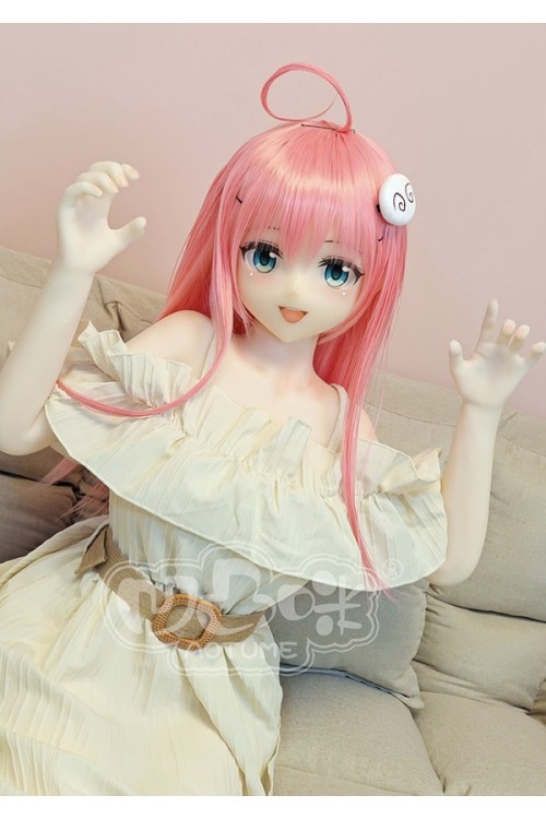 【新品】Aotume Doll シリコン頭部+TPE材質ボディ アニメドール 145cm Dカップ #114ヘッド 可愛い女の子 ピンク髪 AOT 0068