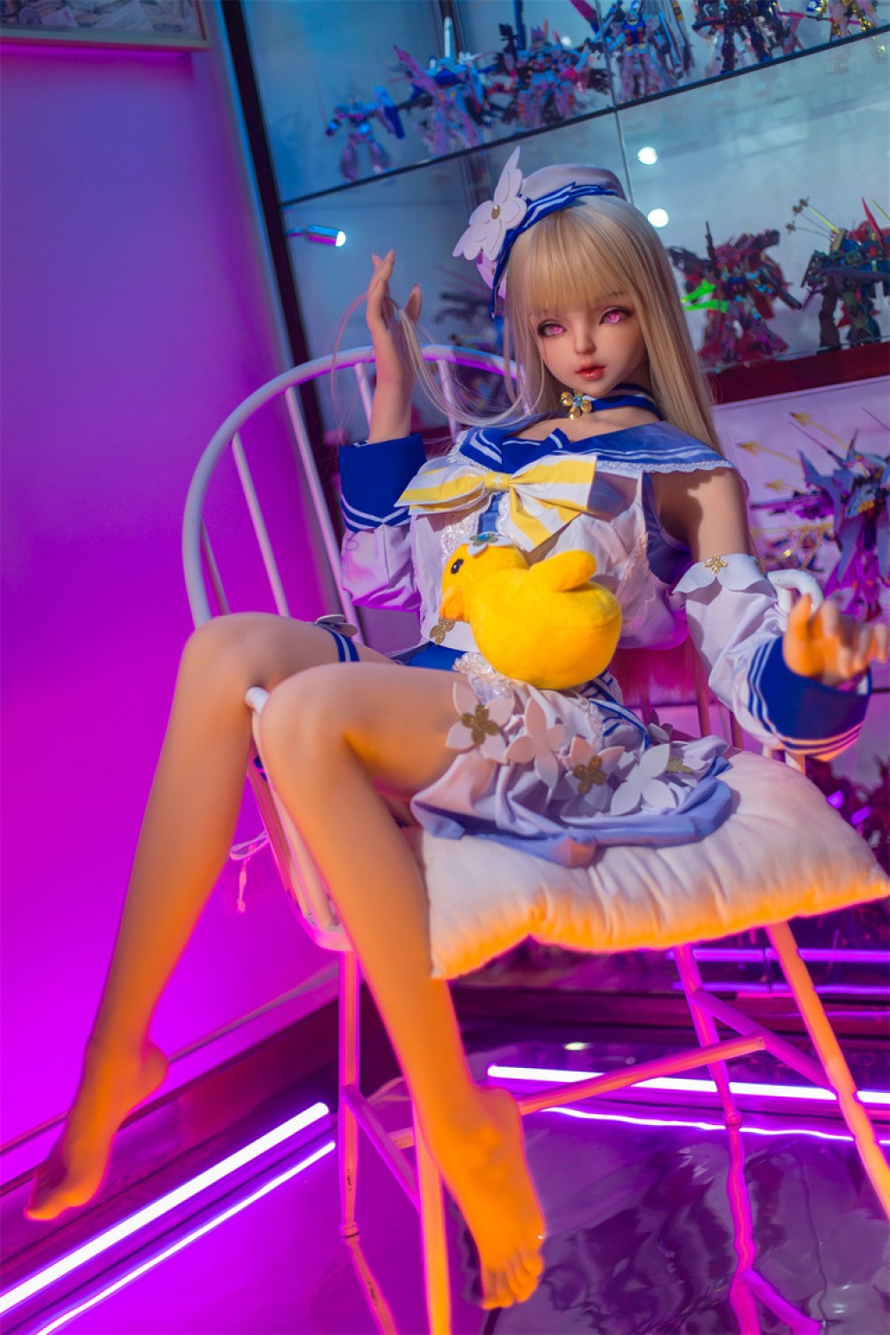 【新品】フルシリコン製ラブドール Sanhui Doll 145cm Gカップ A10ヘッド アニメヘッド お口開閉機能選択可 SAN 0009