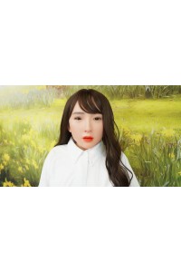 【中古】WAXDOLL #GE07 硬質シリコンヘッド 旧型 148cm AAカップ ボディリアルメイク付き ゼリー胸 自立加工OP 視点移動 眉毛と睫毛植毛 陰毛植毛OP 膣の柔らか仕上げ 新骨格 肌色 ナチュラル