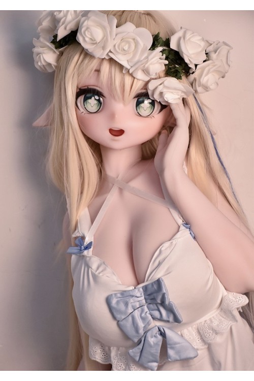 【新品】Elsa Babe 140cm M AHR015 二次元 アニメドール フルシリコン製 カスタマイズ可 花輪をかけた少女 EL 0014