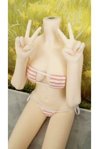 【中古】【中古超美品】Aotume Doll 135cm Bカップ ゼリー胸 指関節OP TPEボディ単品