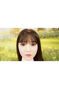 【中古】Cosdoll #35 怜音ヘッド158cm ビッグ胸 中空胸 髪の毛の植毛OP 自立加工OP 眉毛と睫毛の植毛 肌色 ナチュラル