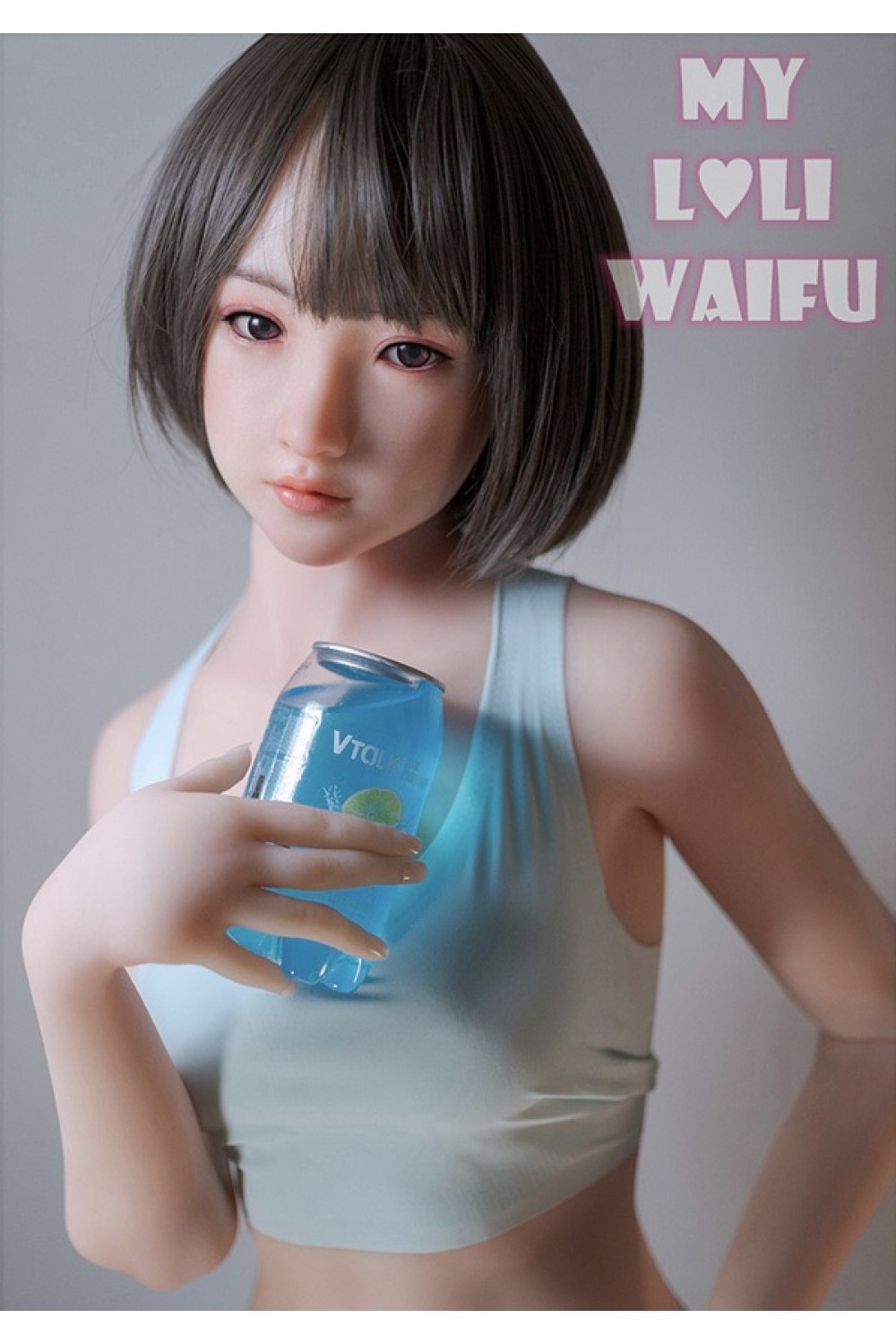 【新品】My Loli Waifu 148cm Bカップ 陽葵Harukiヘッド 略称MLWロり系ラブドール TPE材質ボディー ヘッド材質選択可能 メイク選択可能 MLW 0026