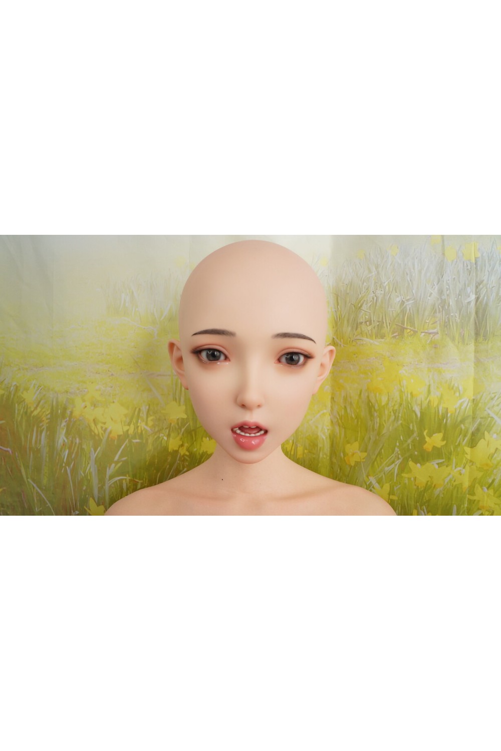【初心者応援パック 国内検品済 新品未使用即納品】Houyu後遇 # 伊娃eva 軟質シリコンヘッド モフエク植毛『モフカット(顔周りの修正カット)OP 模擬口腔+オーラル機能＋顎関節ありの軟質ヘッドOP 150cm EカップHouyu&RZRDOLLコラボ製品 【フルシリコン製】【オプション多数】