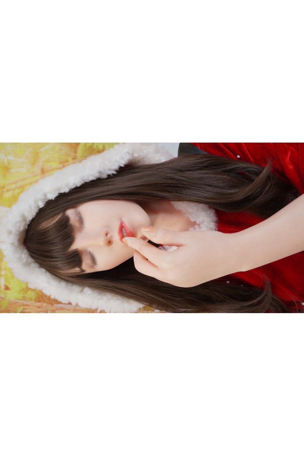 RZR Doll (人造人) #No.7紀香 瞑り目 162cm Dカップ リアルメイク 植毛仕様 音声機能 自立加工 肌色 ナチュラル