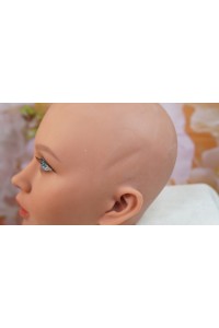 WMDOLL #233 TPEヘッド単品 M16ジョイントボルト 肌色 ダークブラウン