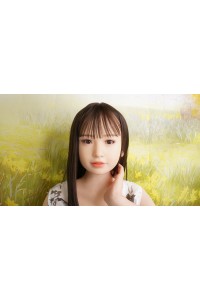 【O初心者応援パック 中古超美品ホール未使用品】J-cute #AGD01 澪（ミオ）軟性シリコンヘッド 149cm バスト平 フルシリコン製