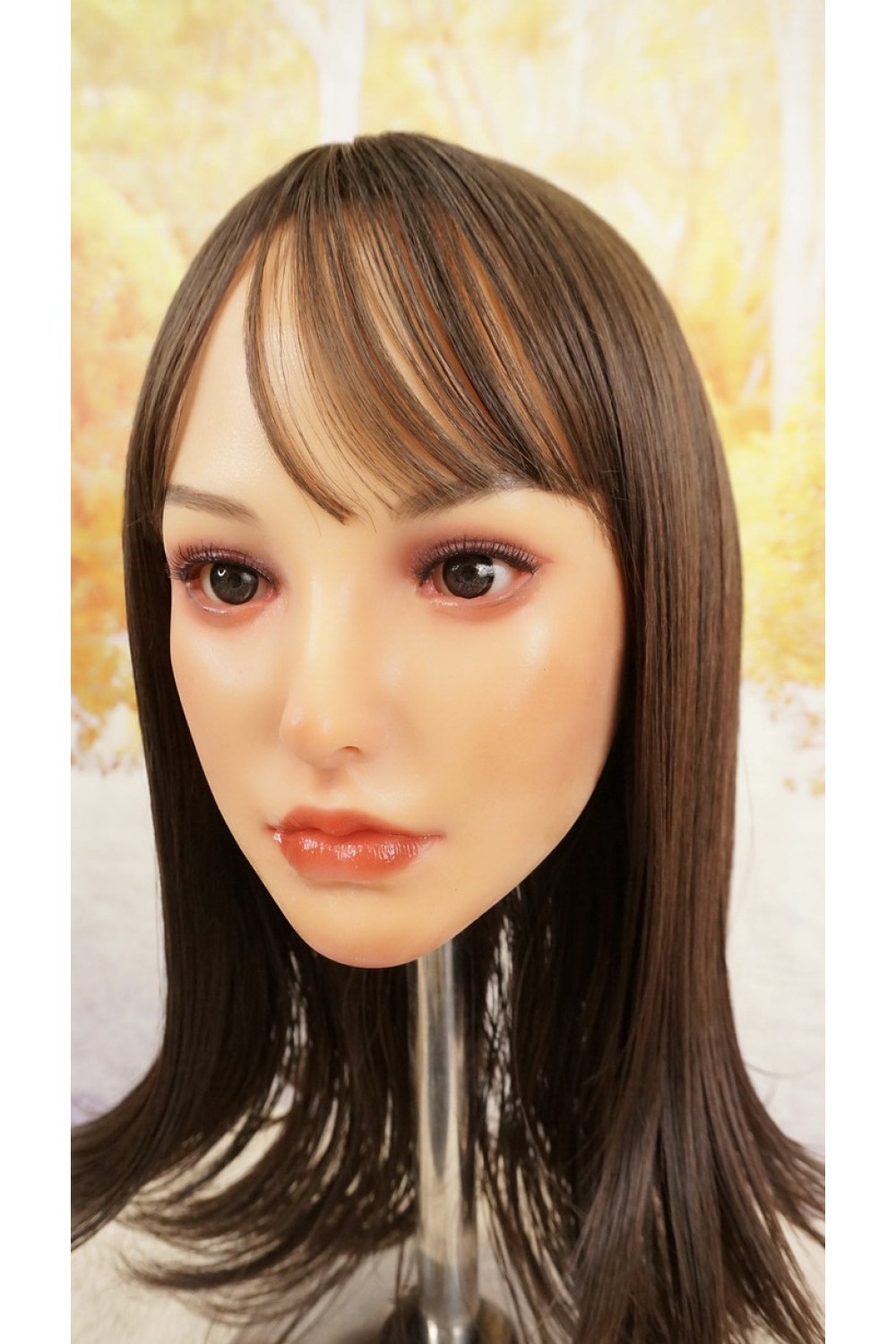 【中古】【O新古超美品 ホール未使用品】Irontech Doll #S15 S＋顔メイク 軟性シリコンヘッド単品 (160〜164cm推奨)