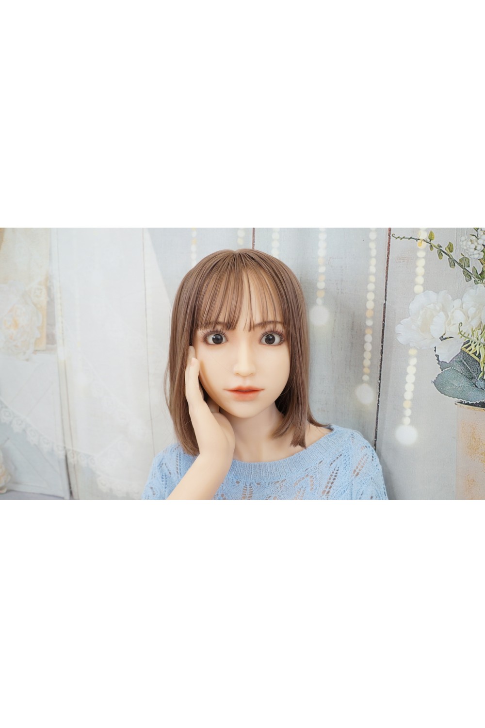 【中古】Sanhui Doll #22ヘッド 158cm Fカップ 各所柔らか仕上げOP お口の開閉OP 自立加工OP 視点移動 新骨格OP 肌色 ナチュラル