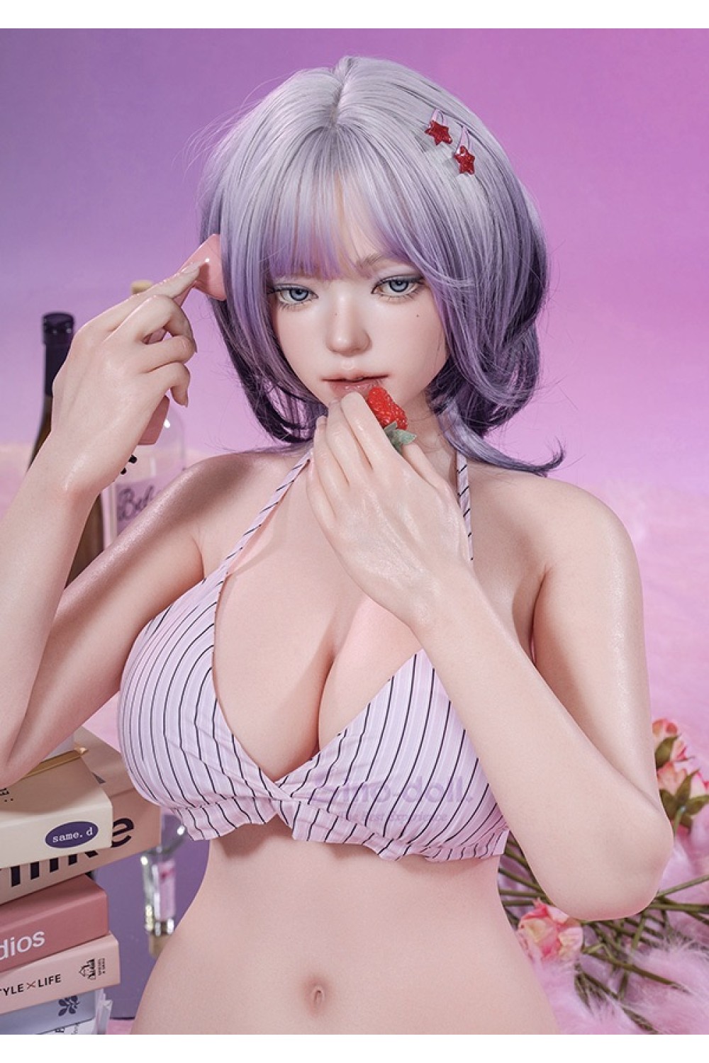 【新品】【Sino Doll 最新作戦闘機 -10%OFF 6月24日まで】82cm Hカップ トルソー S63 凛风ヘッド シームレスドール 実践向け 掲載画像はリアルメイク付き 顔は蝋人形メイク付き フルシリコン製ラブドール SINO 0033
