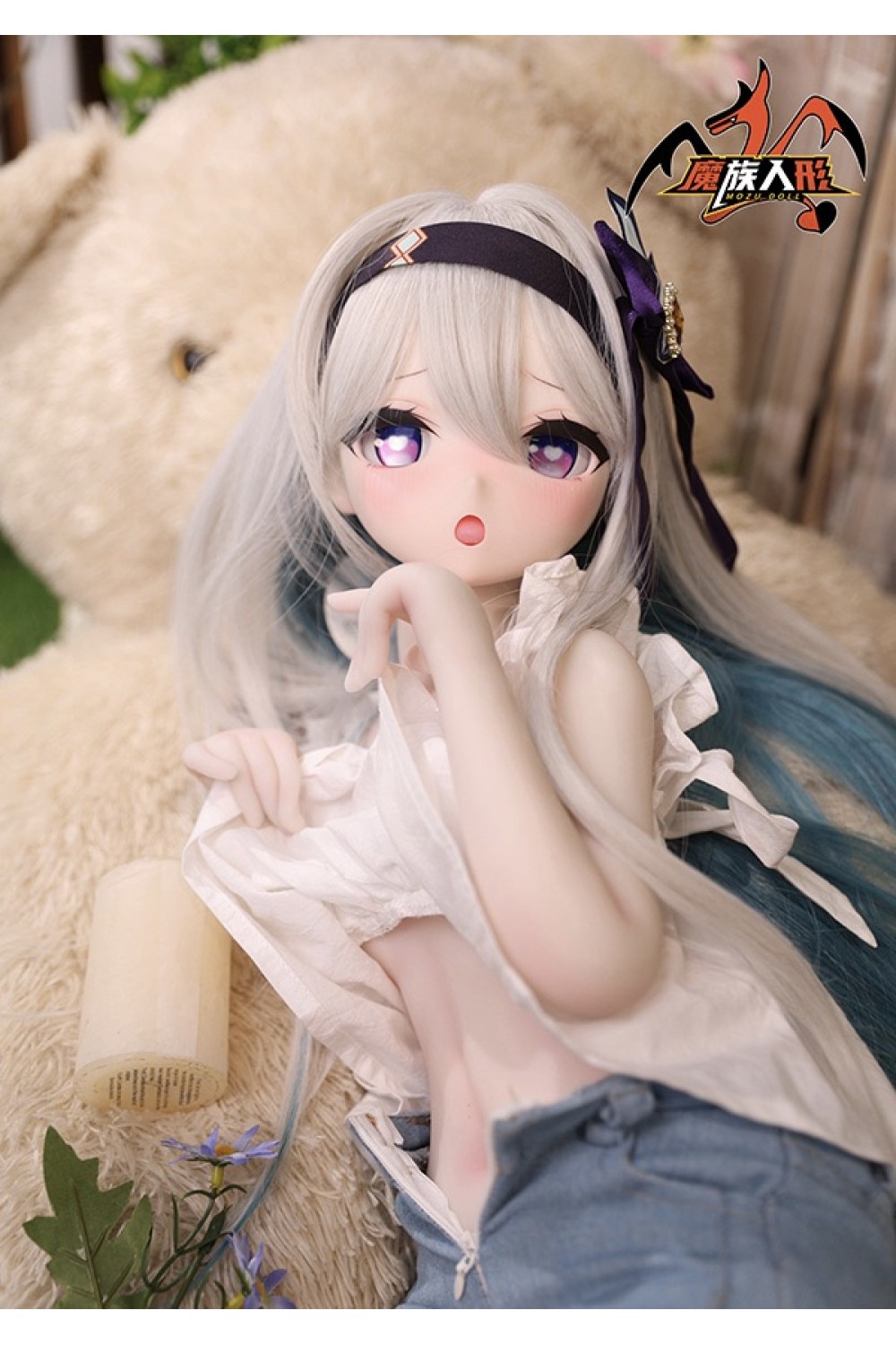 【新品】MOZU Doll 85cm Aカップ 萤儿（Firefly）ちゃん 6kg ソフトビニール製頭部 TPE製ボディ 肌色＆眼球色＆メイク＆ウィッグ＆衣装は宣材写真と同じ 小型で軽量化で収納しやい 使いやすい MOZU 0024