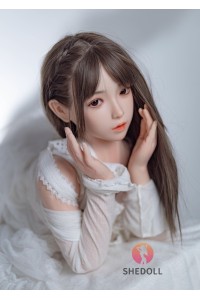 【新品】SHEDOLL 148cm Dカップ 柠檬（Ningmeng）ヘッド ラブドール ボディー材質など選択可能 カスタマイズ可能 掲載画像はフルシリコン製 髪の毛植毛付き SHE 0071