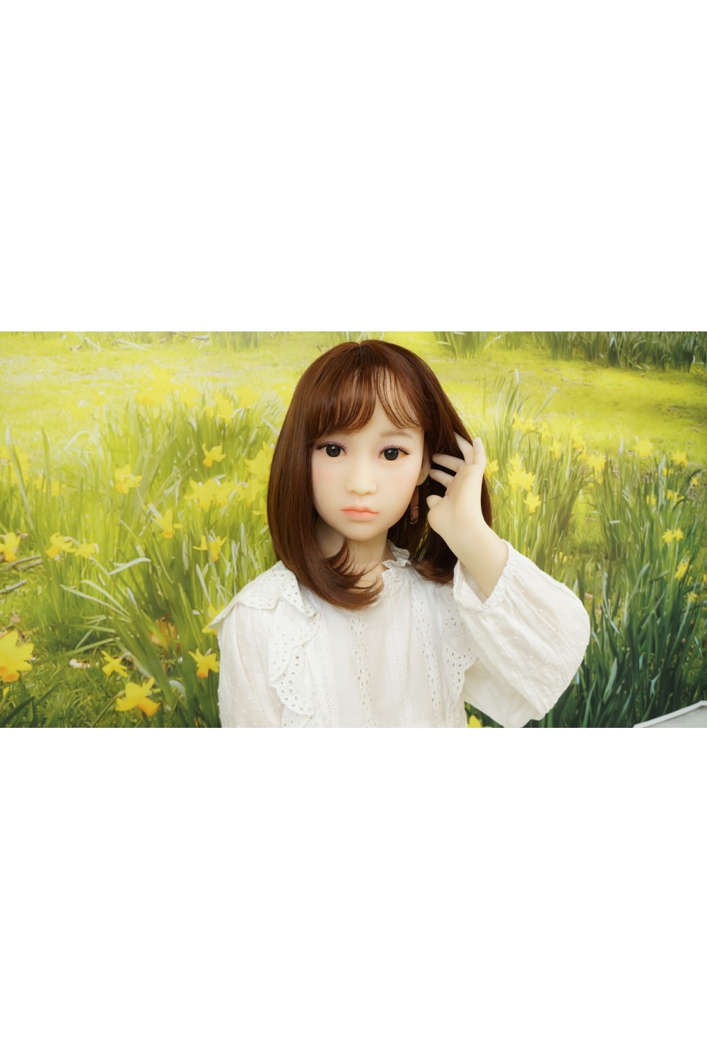 【中古】AXB Doll #41ヘッド 136cm バスト平 ボディ リアルメイクOP 自立加工OP 新骨格 肌色 ホワイト