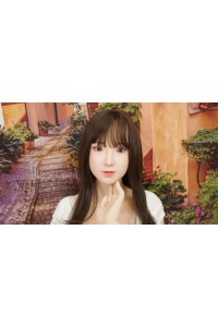 【中古】XY DOLL #E？硬めシリコンヘッド ＋Sanhui Doll 168cm Fカップ 各所柔らか仕上げ 眉毛と下睫毛の植毛 視点移動 肌色 ナチュラル