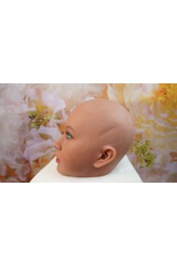 WMDOLL #233 TPEヘッド単品 M16ジョイントボルト 肌色 ダークブラウン