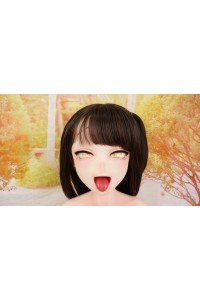 【O初心者応援パック 国内検品済 新品未使用即納品】 Yearndoll #LZ01シリコンヘッド 髪の毛の植毛155cm Jカップ 【フルシリコン製】