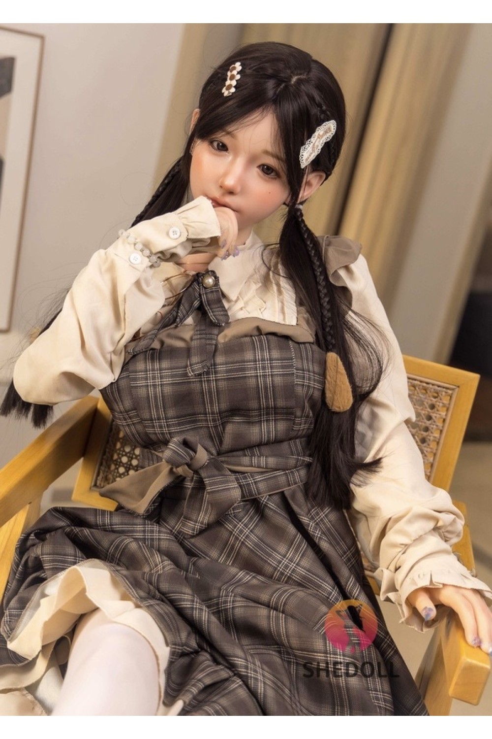 【新品】SHEDOLL 148cm Dカップ 最新作 兮沅(Xiyuan)1.0ヘッド 掲載画像はシリコン材質ボディ ラブドール ボディー材質など選択可能 カスタマイズ可能 SHE 0037