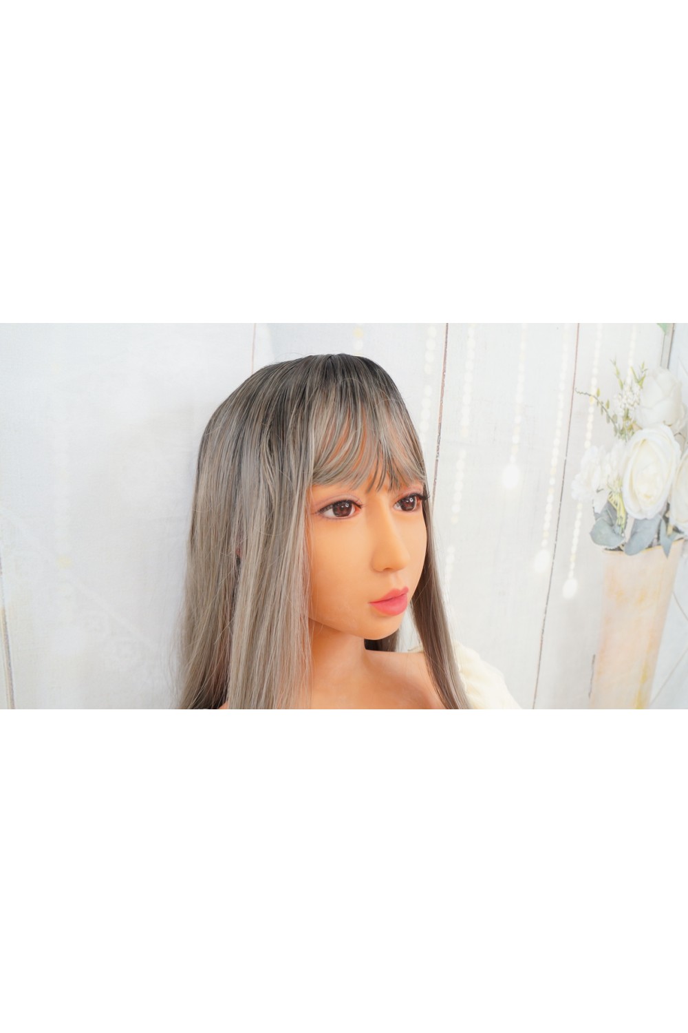 【超美品】COSDOLL#43 148cm ビッグ胸 バスト大 自立加工OP 視点移動 肌色 日焼け