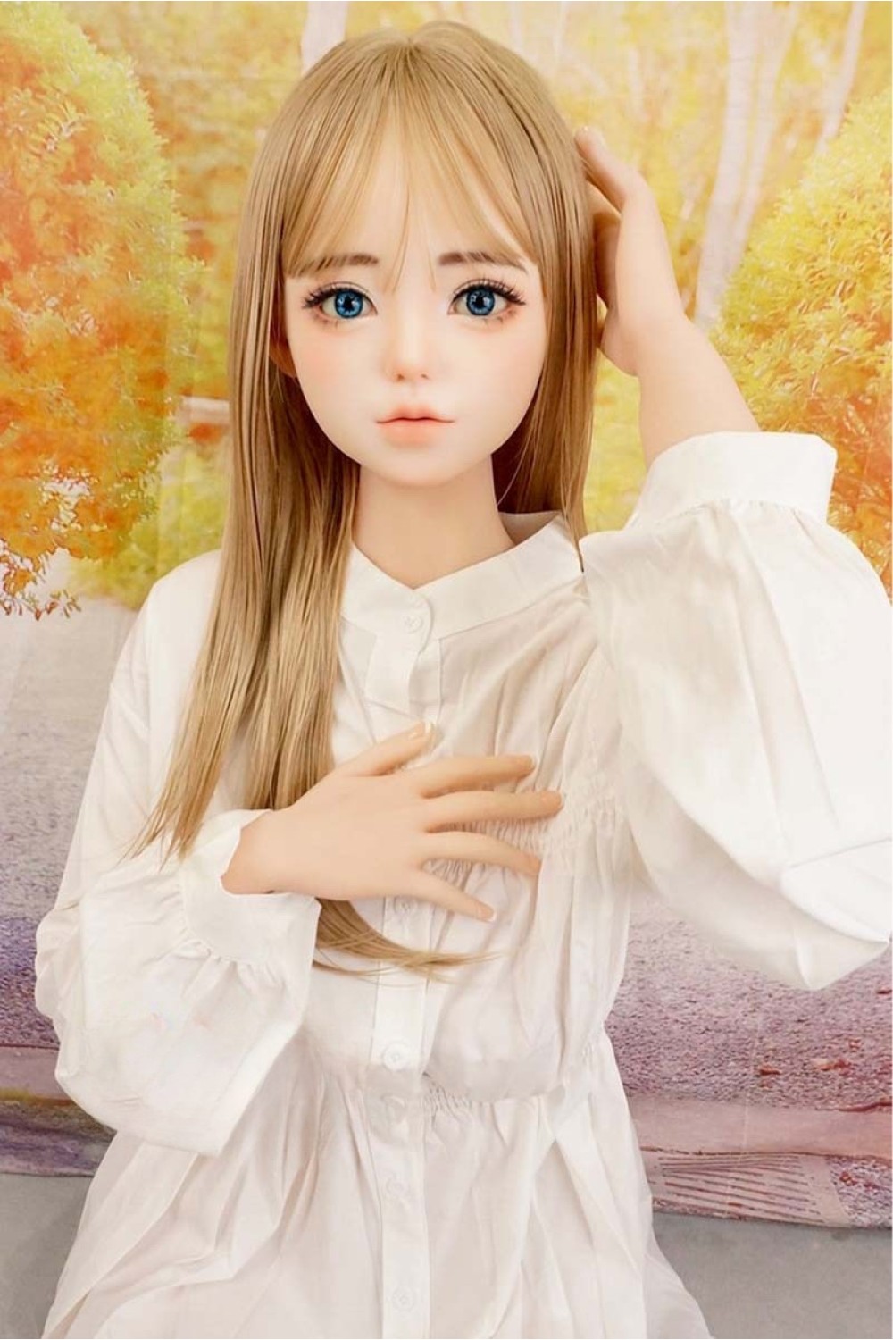 【中古】【O初心者応援パック 新古超美品ホール未使用品】SHEDOLL #东笙(Dongsheng) 2.0軟質シリコンヘッド(模擬口腔・オーラル機能・顎関節)OP 156cm Eカップ 自立加工OP 【オプション多数】