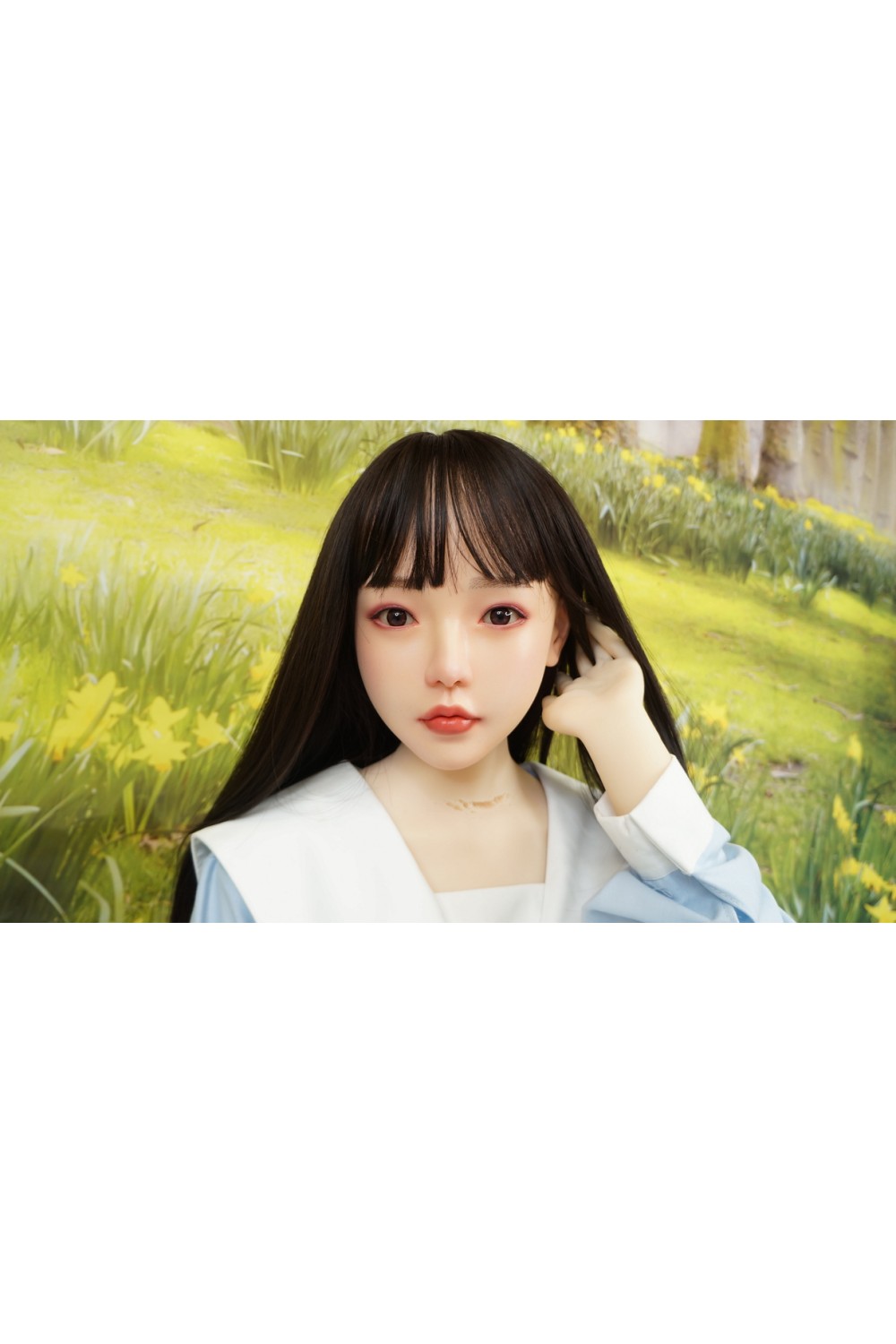 【中古】FUDOLL#7ヘッド 148cm Dカップ 中空胸 眉毛、睫毛の植毛 視点移動 EVO新骨格 肌色 ナチュラル