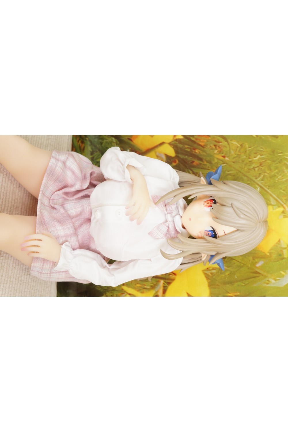 【O初心者応援パック 新古超美品ホール未使用品】Otaku Doll #純白精灵PVC製ヘッド50cm 純白のエルフ