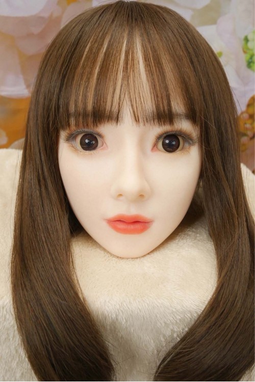 【美品 ホール未使用品】Future doll #F3ヘッド 軟性シリコンヘッド 眉毛と下睫毛の植毛 視点移動 シリコンヘッド単品