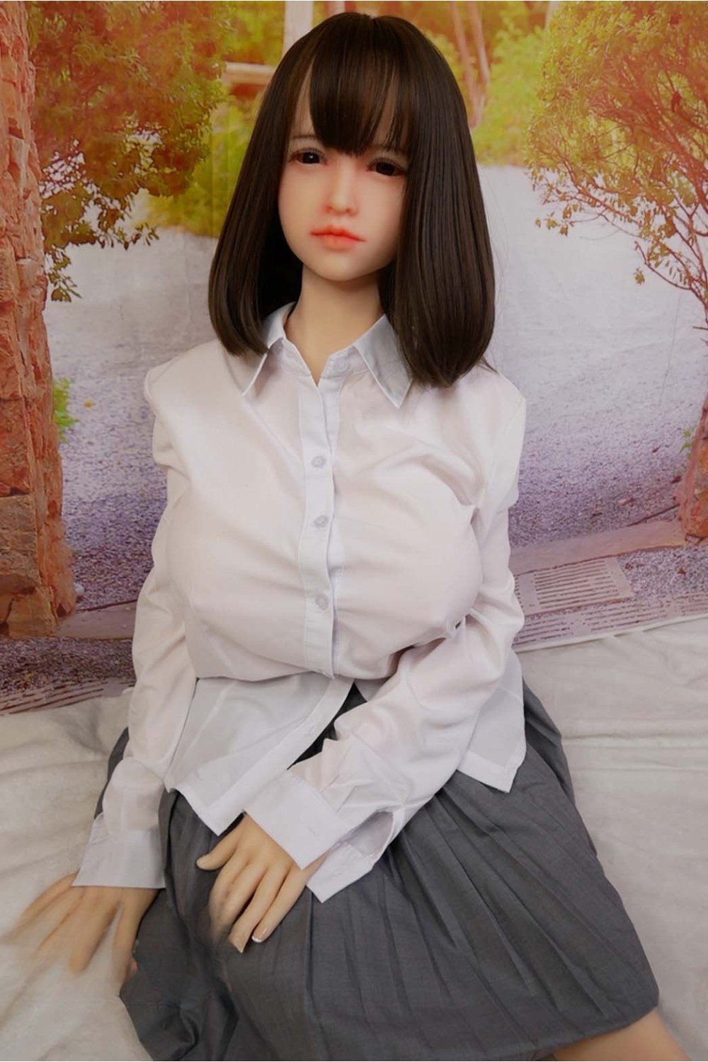 Sanhui doll (TPE製) #T4ヘッド 156cm Fカップ 中空胸 口開閉機能OP 自立加工OP 新骨格 肌色 ナチュラル
