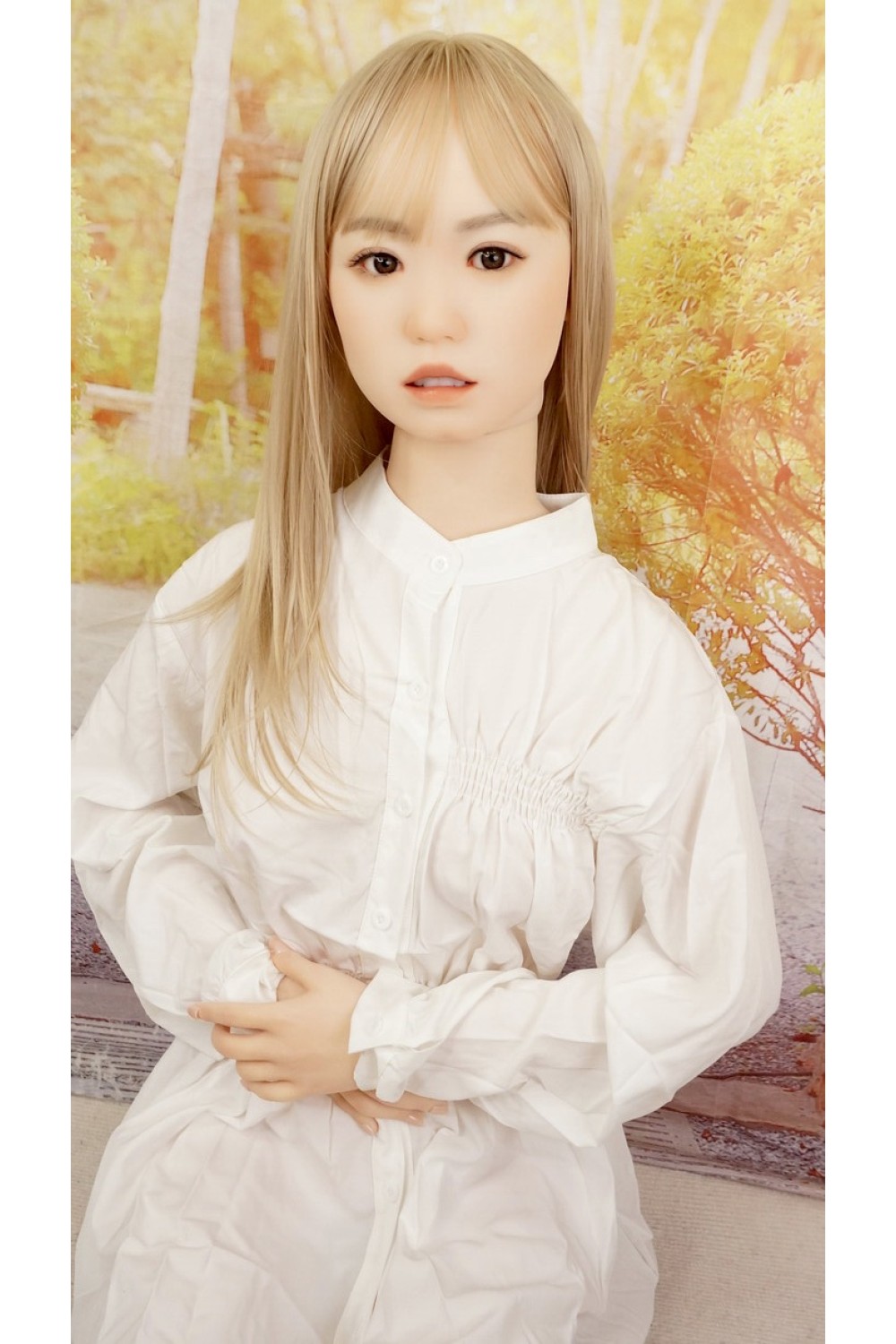 【中古】【初心者応援パック 中古超美品】WAXDOLL #GE43-1軟性シリコンヘッド 口開閉+模擬口腔ありOP 154cm Aカップ お尻の柔らか仕上げ 【フルシリコン製】【オプション多数】