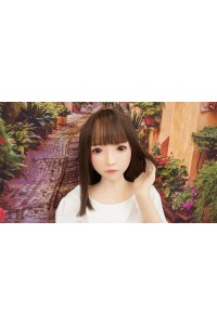 【初心者応援パック 美品】Real Girl (A工場製) #R45 硬質シリコンヘッド 148cm Cカップ 衣装付属 ゼリー胸 眉毛と睫毛の植毛 視点移動 指関節OP 自立加工OP EVO新骨格 肌色 ナチュラル
