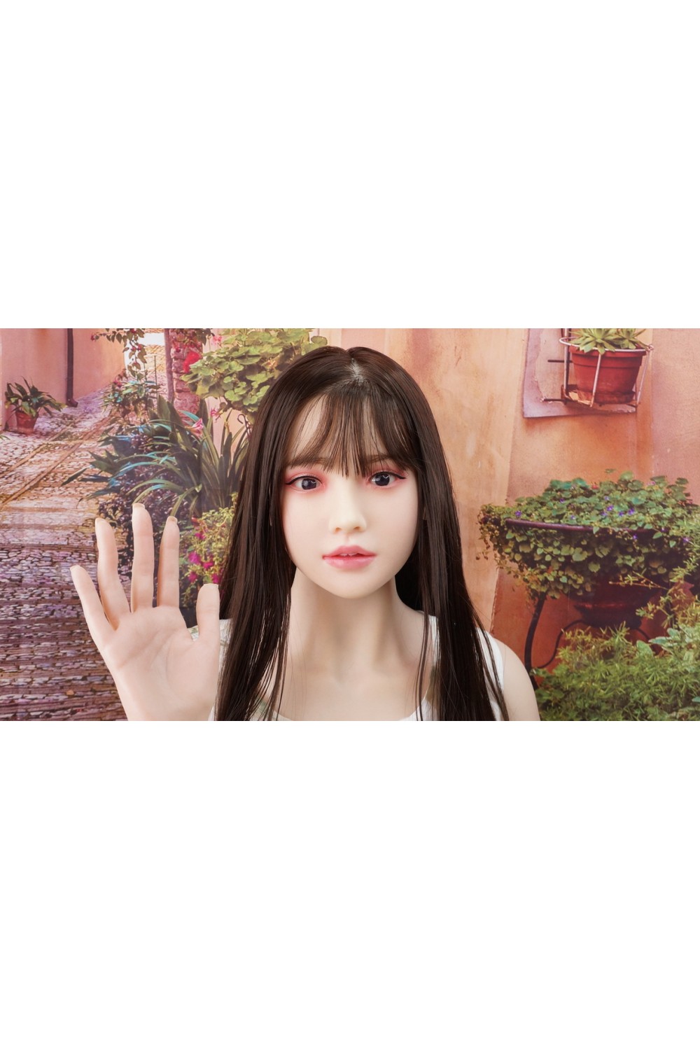 【初心者応援パック 美品】COSDOLL #35硬質シリコンヘッド ＋BB Doll 160cm Fカップ フルシリコン製 衣装付属 ゼリー胸 血管メイク 髪の毛の植毛OP 人肌模様加工 眉毛の植毛 視点移動 自立加工OP 新骨格 肌色 ナチュラル