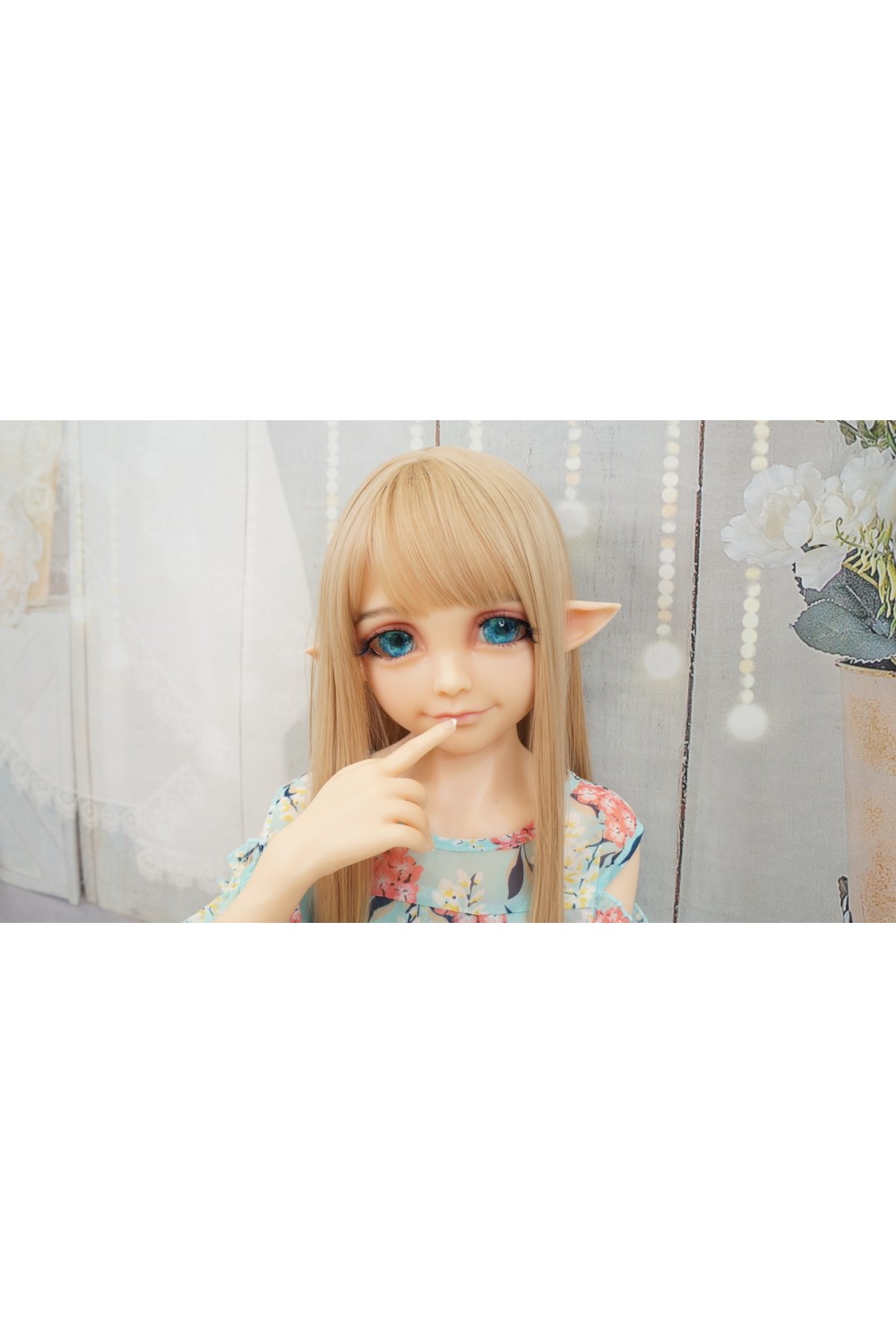 【初心者応援パック 超美品】EXDOLL(アルテトキオ) #Rize（リゼ）ヘッド 132㎝ 衣装付属 ヘッドA級メイクOP 指ワイヤー加工OP ネイル（付け爪)OP 肌色 クリーム