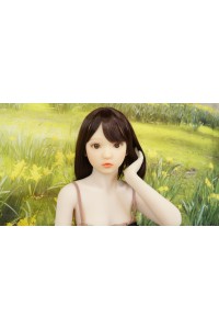 【中古】Momodoll #029 麻里花ヘッド 138cm Aカップ 自立加工OP EVO骨格 肌色 ホワイト