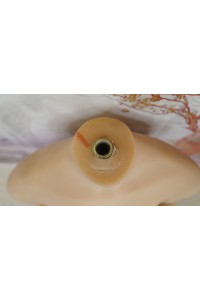 【初心者応援パック 美品】XYDOLL #1硬質シリコンヘッド138cm AAカップ貧乳 衣装付属 自立加工OP 睫毛や眉毛の植毛 視点移動 EVO新骨格 肌色 ナチュラル