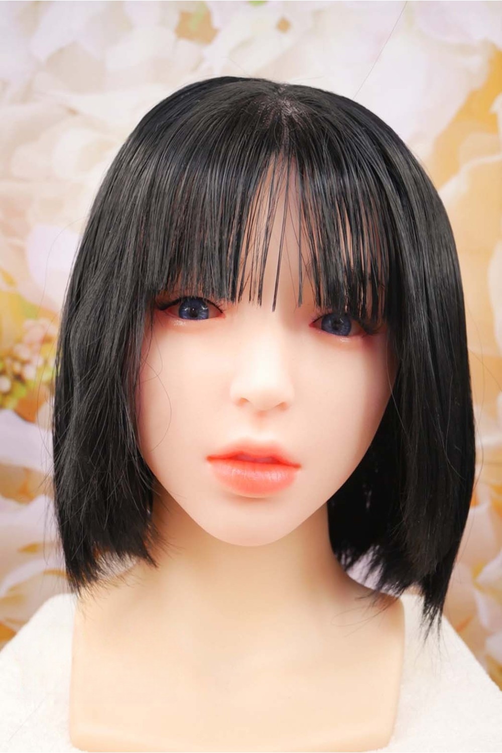 【新古未使用品】アート技研（Art-doll） #M1澪 M16ジョイント汎用版 シリコンヘッド単品 髪の毛植毛OP 眉毛と睫毛の植毛OP 肌色 ナチュラル
