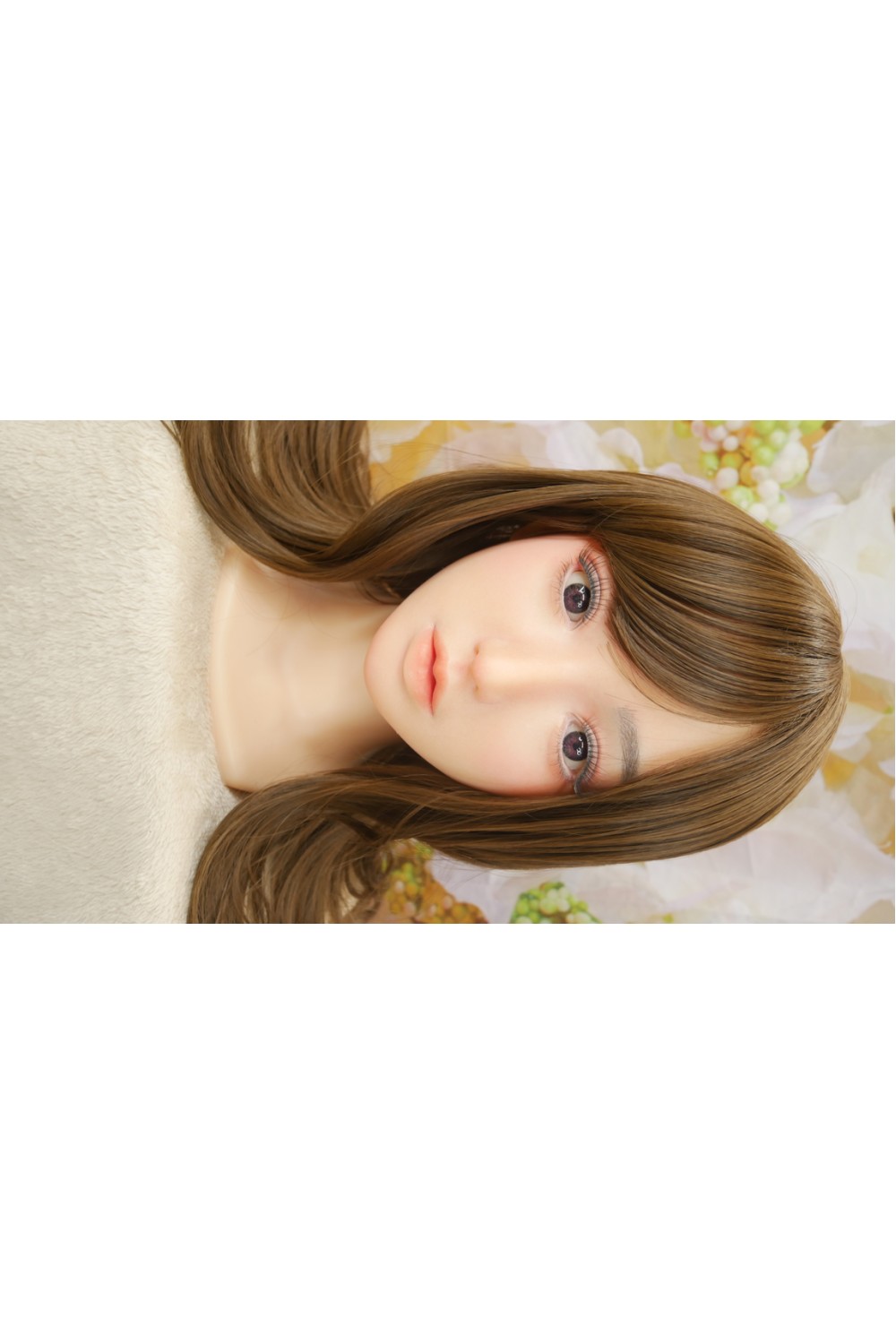 【新品未使用品 ホール未使用品】GD Sino Doll #G6(洛悠) ヘッド BRメイク 音声加工OP 眉毛と睫毛の植毛OP 視点移動 シリコンヘッド単品