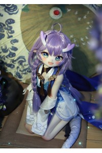 【新品】MOZU DOLL 85cm Aカップ 白露ちゃん ソフトビニール製頭部 TPE製ボディ 肌色＆眼球色＆メイク＆ウィッグ＆衣装は宣材写真と同じ 6kg MOZU 0018