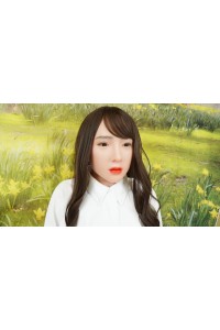 【中古】WAXDOLL #GE07 硬質シリコンヘッド 旧型 148cm AAカップ ボディリアルメイク付き ゼリー胸 自立加工OP 視点移動 眉毛と睫毛植毛 陰毛植毛OP 膣の柔らか仕上げ 新骨格 肌色 ナチュラル