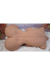 WM Dolls #372 89cm トルソー 欧米仕様 三つヴァギナ付き 腕無し 中空胸 肌色 ライトブラウン