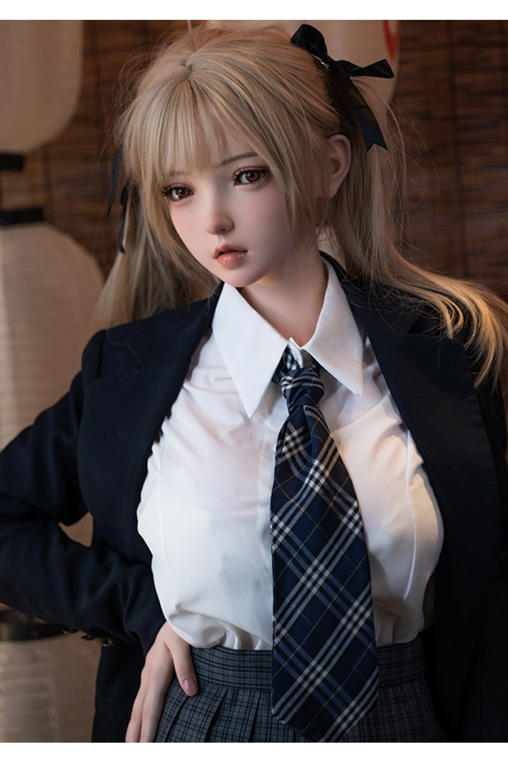 【初心者応援パック 国内検品済 新品未使用即納品】Houyu後遇 # 伊娃eva 軟質シリコンヘッド モフエク植毛『モフカット(顔周りの修正カット)OP 模擬口腔+オーラル機能＋顎関節ありの軟質ヘッドOP 150cm EカップHouyu&RZRDOLLコラボ製品 【フルシリコン製】【オプション多数】