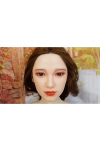 【新古美品ホール未使用品】Sexye DOLL #Jasmin 149cm Cカップ シリコンヘッド 軽量化版 ゼリー胸 髪植毛 自立加工 眼球移動 肌色 ノーマル
