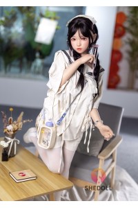 【新品】SHEDOLL 148cm Dカップ 洛小乙（Luoxiaoyi）ヘッド メイク② ラブドール ボディー材質など選択可能 カスタマイズ可能 掲載画像はフルシリコン製 SHE 0040