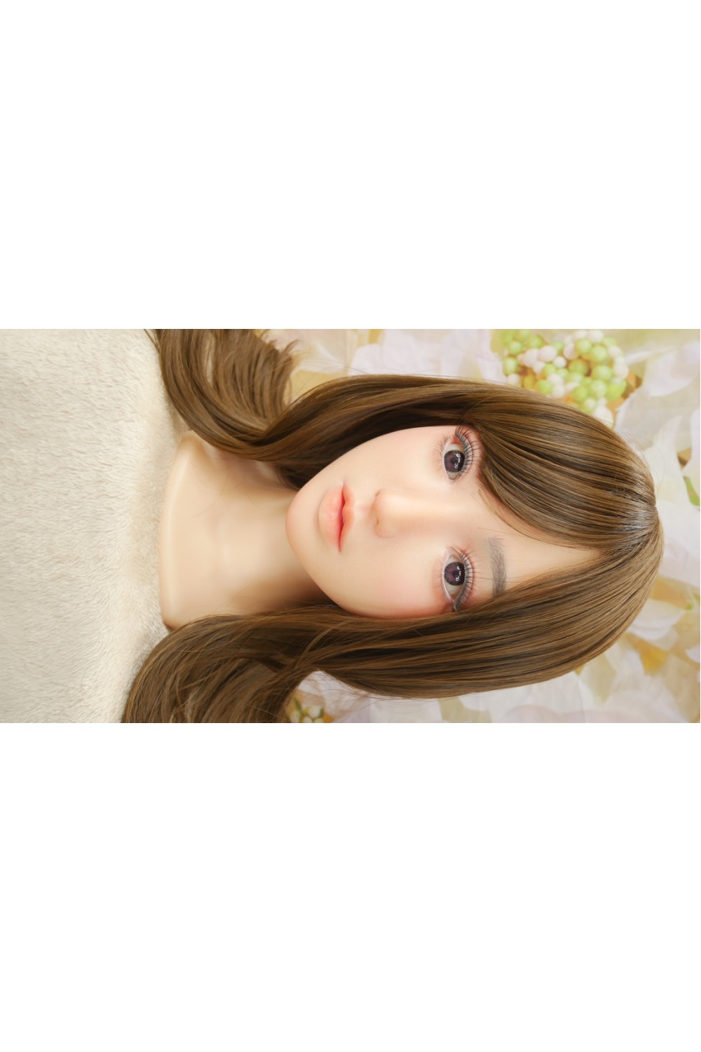 【新品未使用品 ホール未使用品】GD Sino Doll #G6(洛悠) ヘッド BRメイク 音声加工OP 眉毛と睫毛の植毛OP 視点移動 シリコンヘッド単品