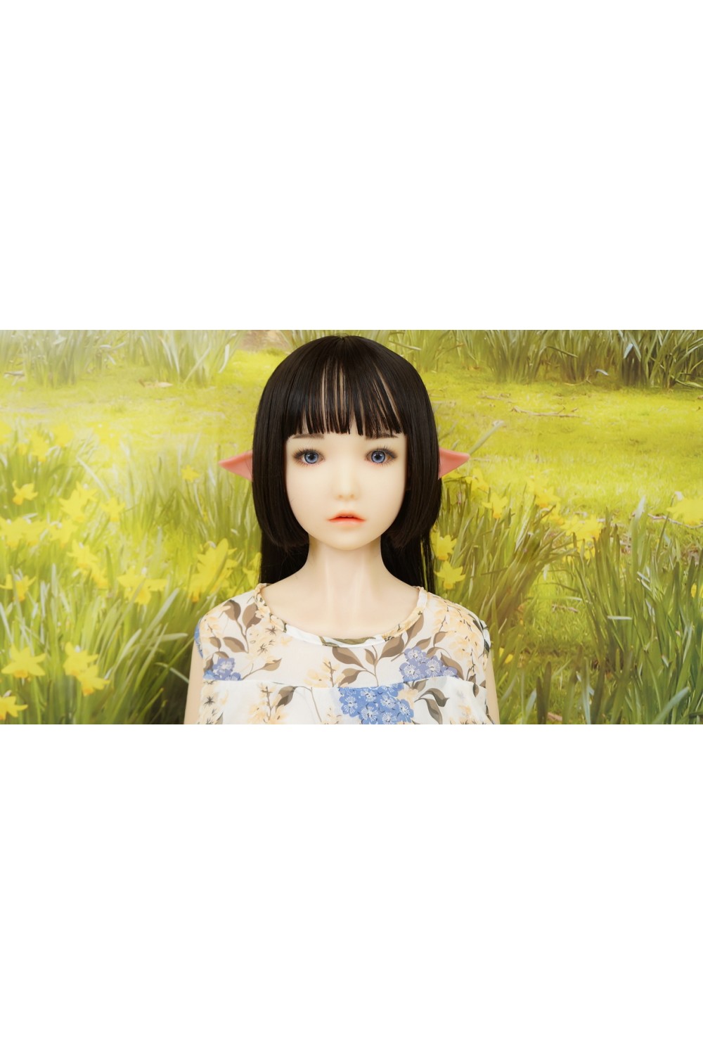 【初心者応援パック 中古】EXDOLL（アルテトキオ）#NINA(elf) 145cm+（巨乳）衣装付属 視点移動OP 指ワイヤー加工OP ネイル（付け爪)OP 骨格：グリップタイプ 肌色 クリーム