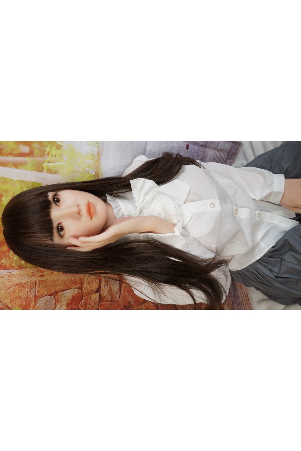 BB Doll #C26ヘッド 150cm Cカップ 植毛仕様 血管メイク 人肌模様加工 自立加工 視線移動 新骨格 肌色 ナチュラル
