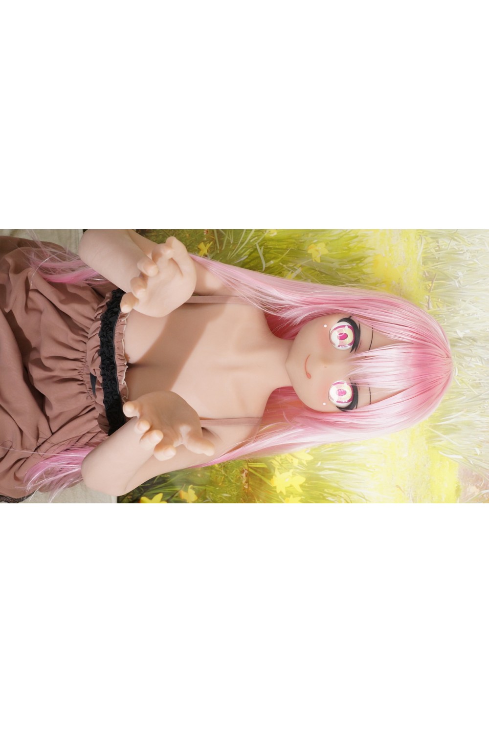 【国内検品済 新品未使用即納品】Aotume Doll #98ヘッド 145cm Dカップ 細身タイプ 自立加工 肌の色 褐色