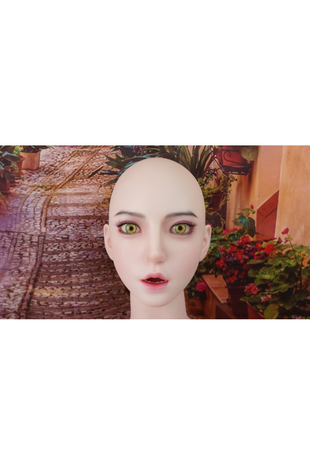 【O新古超美品 ホール未使用品】Yearndoll #Y206-5 軟性シリコンヘッド（口の開閉機能付き&オーラル&リアル口腔構造） 65cm Eカップ トルソー