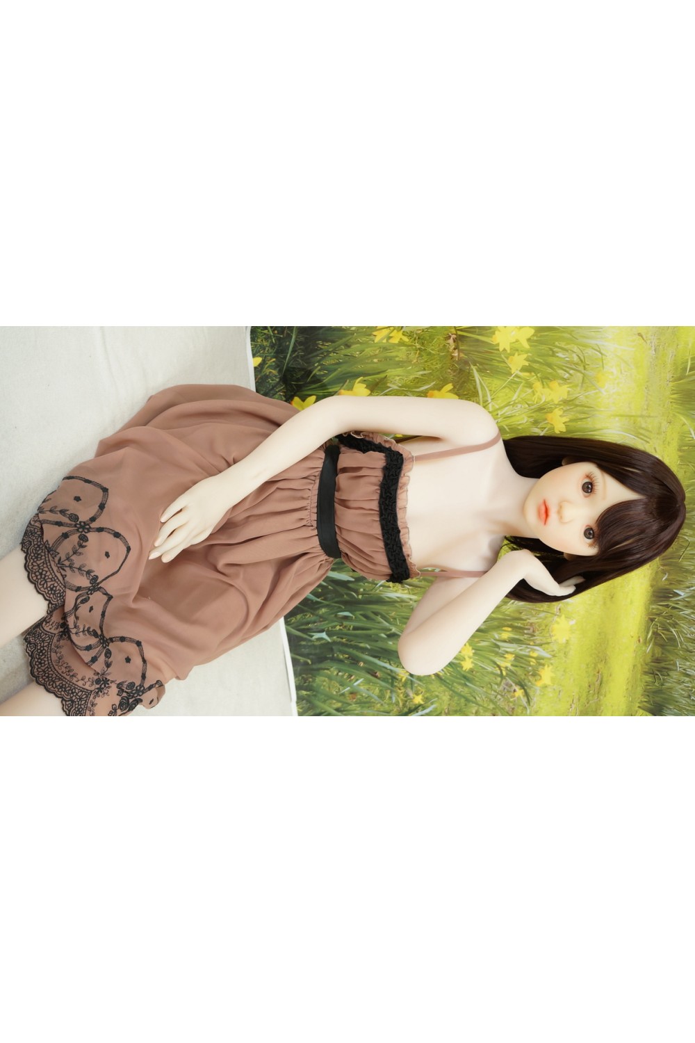 【中古】Momodoll #029 麻里花ヘッド 138cm Aカップ 自立加工OP EVO骨格 肌色 ホワイト