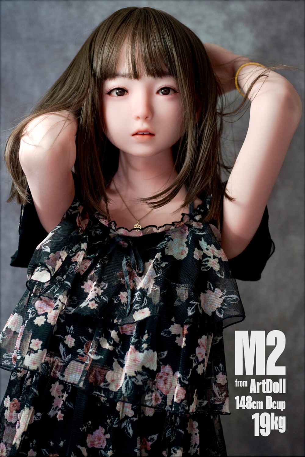 【国内検品済 新品未使用即納品】アート技研(Art-doll) #M2ヘッド(ホクロ無しタイプ オーラル可能OP(舌付き)ヘッド 148cm Dカップ M16ジョイント汎用版 眉毛と睫毛の植毛OP ハードフィートOP お尻の柔らか仕上げOP 肌色イエロー